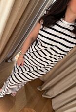 Edited Laidan Dress Black White