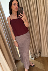 Liv The Label Cameron Top Burgundy Linnen
