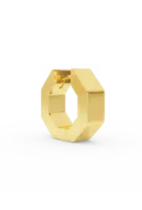 Billion Avenue Edge Small Earring Gold per stuk