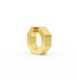 Billion Avenue Edge Small Earring Gold per stuk