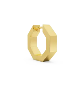 Billion Avenue Edge Large Earring Gold per stuk