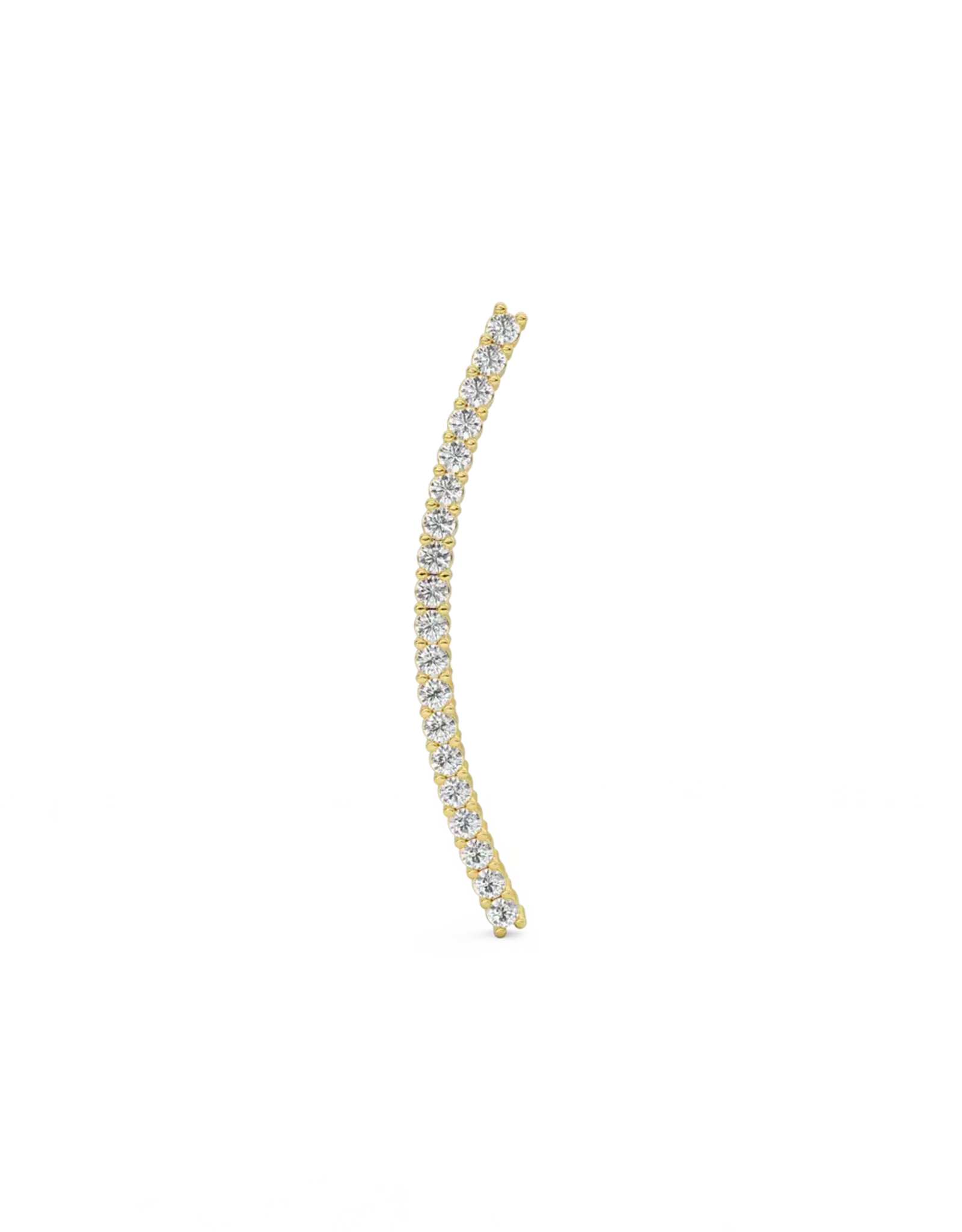Billion Avenue Iris Climber Earring Gold per stuk