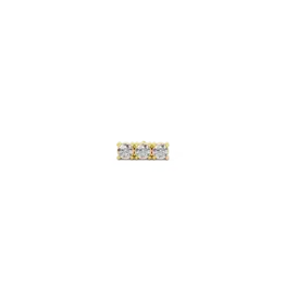 Billion Avenue Iris Tiny Trio Earstud Gold per stuk