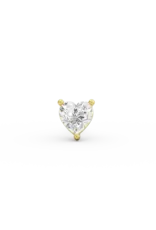 Billion Avenue Heart Diamond Earstud Gold per stuk