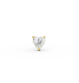 Billion Avenue Heart Diamond Earstud Gold per stuk