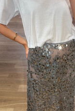 Baum und Pferdgarten Shania Skirt Grey Sequins