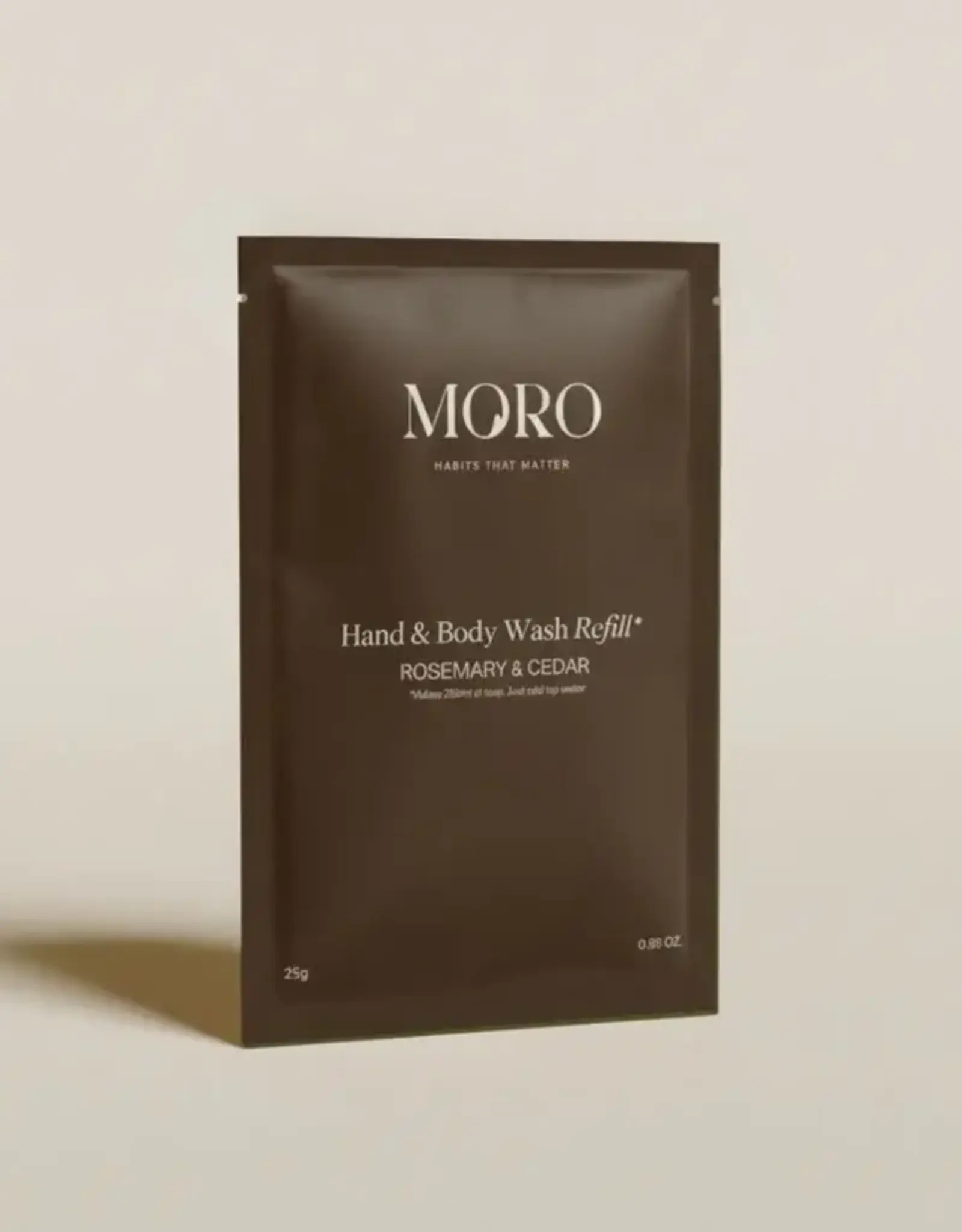 Moro Hand Wash Refill Rosemary & Cedar 2 stuks