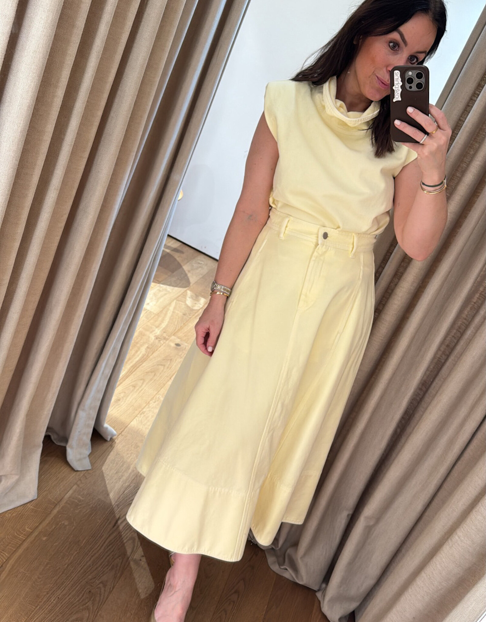 Collectors Club Shadow Skirt Pale Banana
