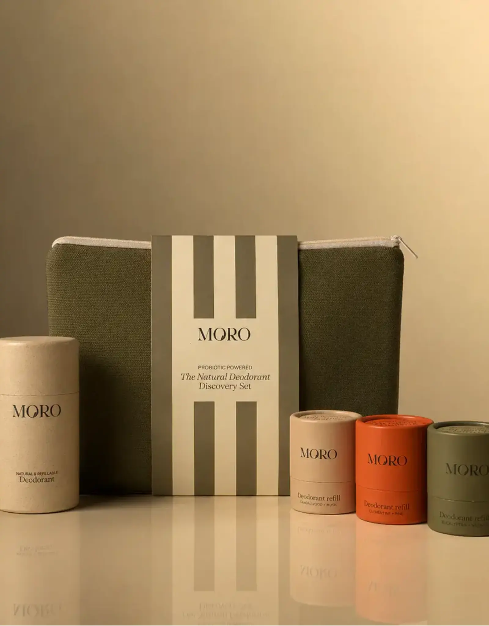 Moro Deodorant - Starterkit - Santal / Beige