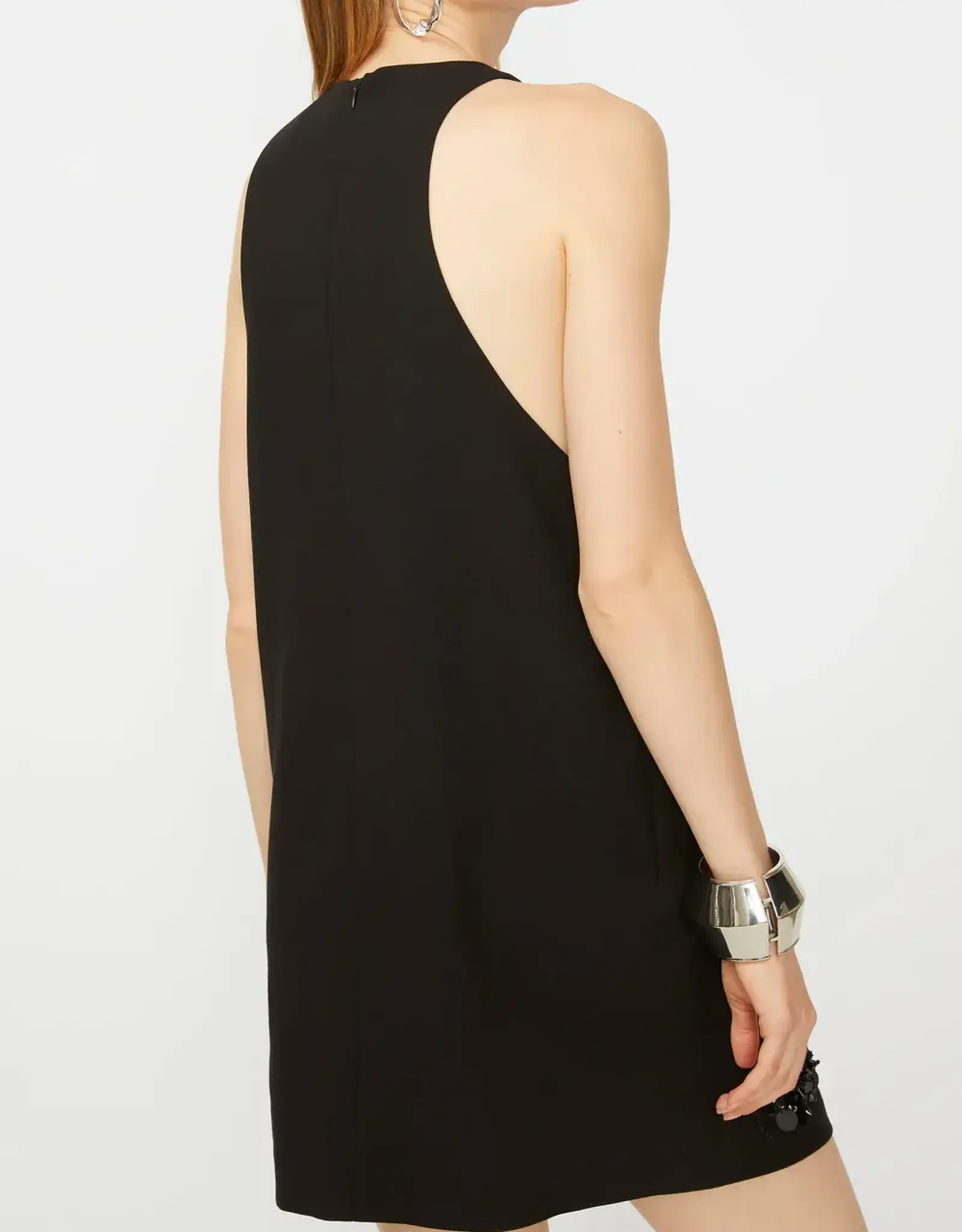 Isabelle Blanche Flower Dress Black