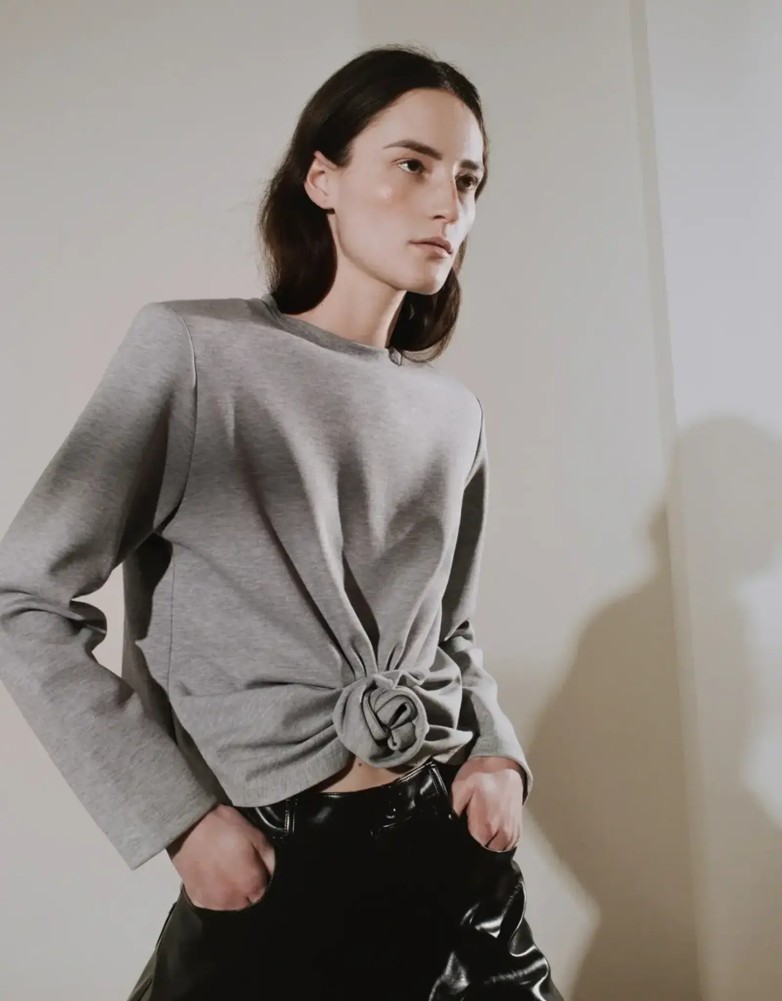 Rhune Nya Top Grey