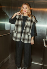 Monré Alba Blazer Zwart Wit
