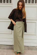 Monré Joëlle Skirt Ruit Groen
