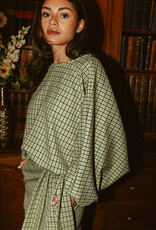 Monré Zoë Blouse Ruit Groen
