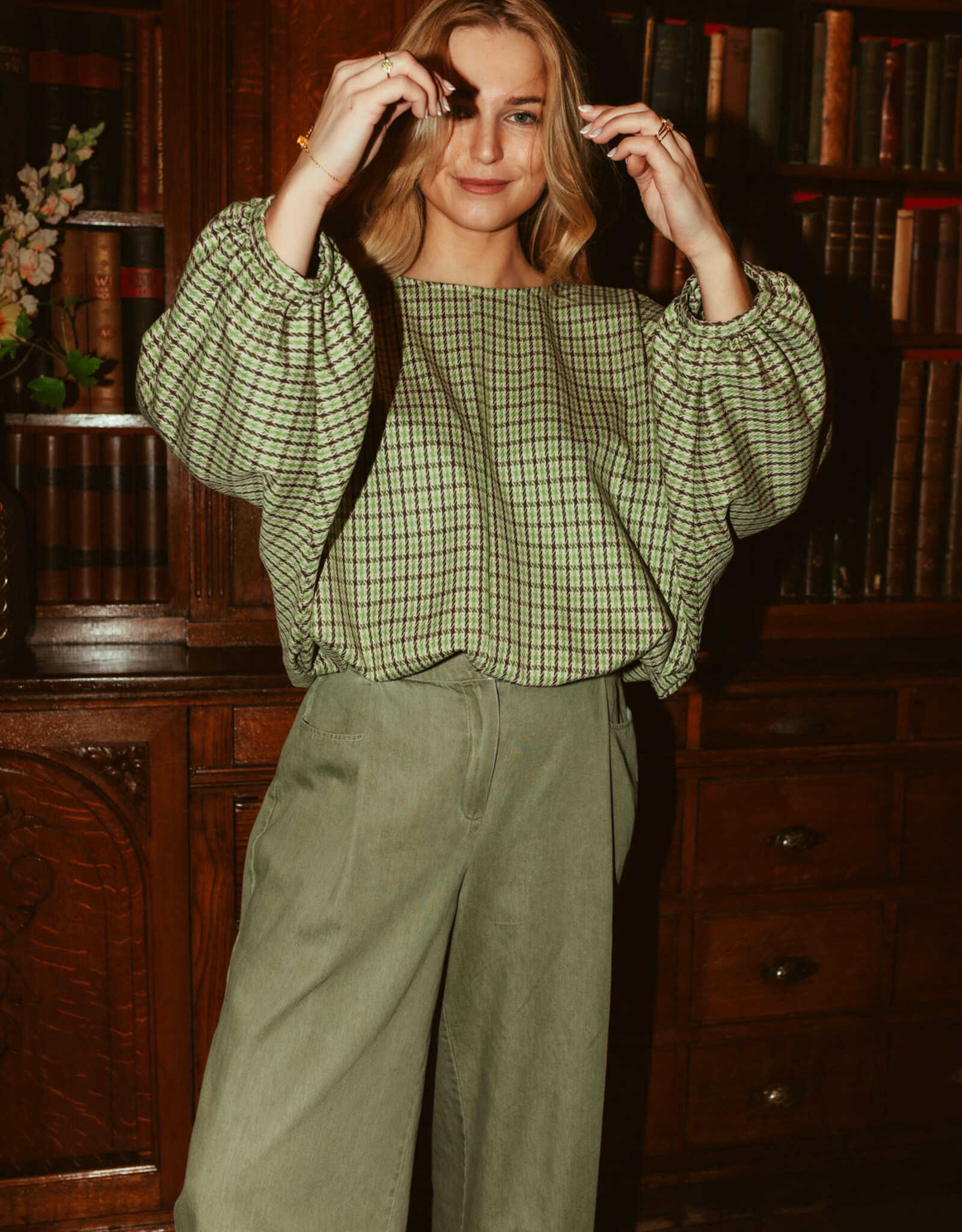 Monré Nora Pants Groen