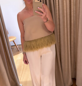 Malene Birger Melva Top Beige