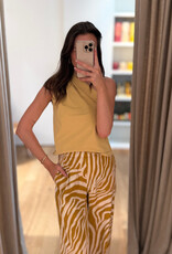 Re/Born Tina Pants Zebra Ochra