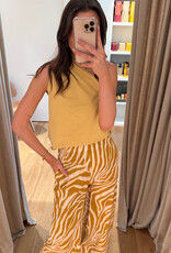 Re/Born Tina Pants Zebra Ochra