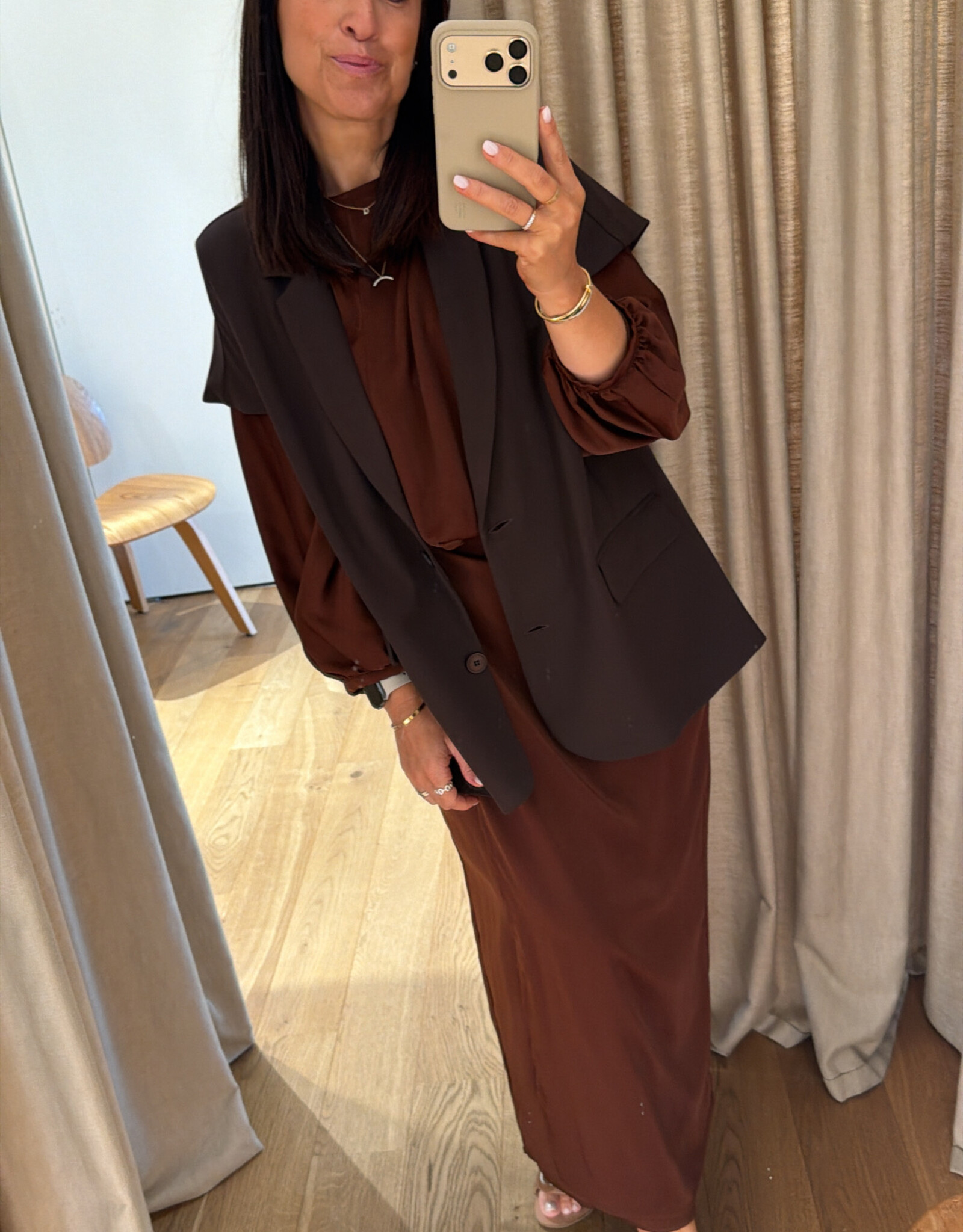 Monré Alba Blazer Bruin