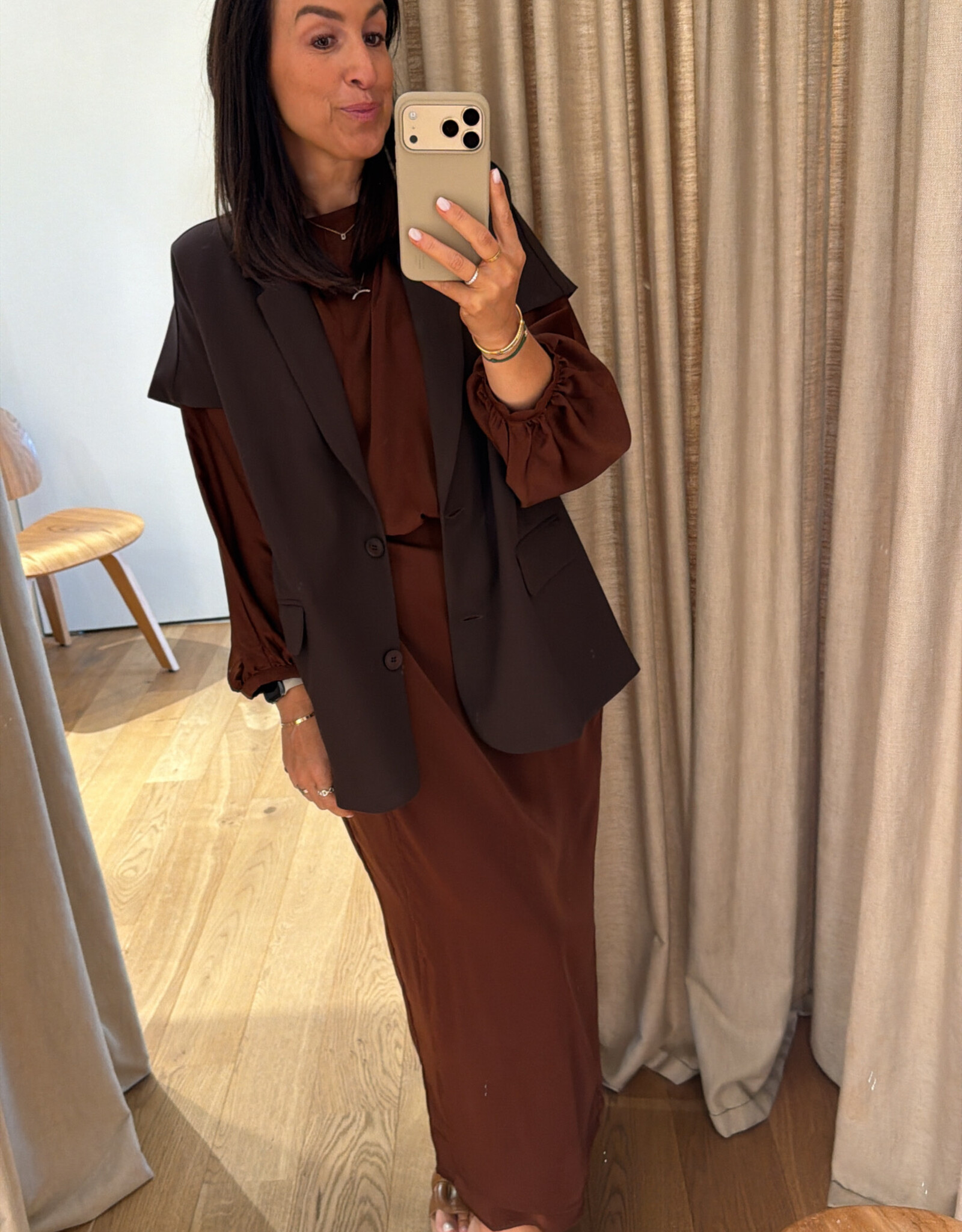Monré Alba Blazer Bruin