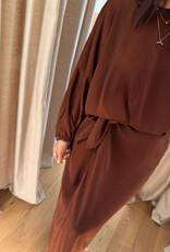 Monré Joelle Skirt Bruin Satijn