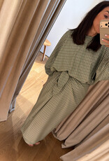 Monré Joëlle Skirt Ruit Groen