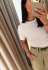 Christian Aks Sharony Poplin Trousers Beige