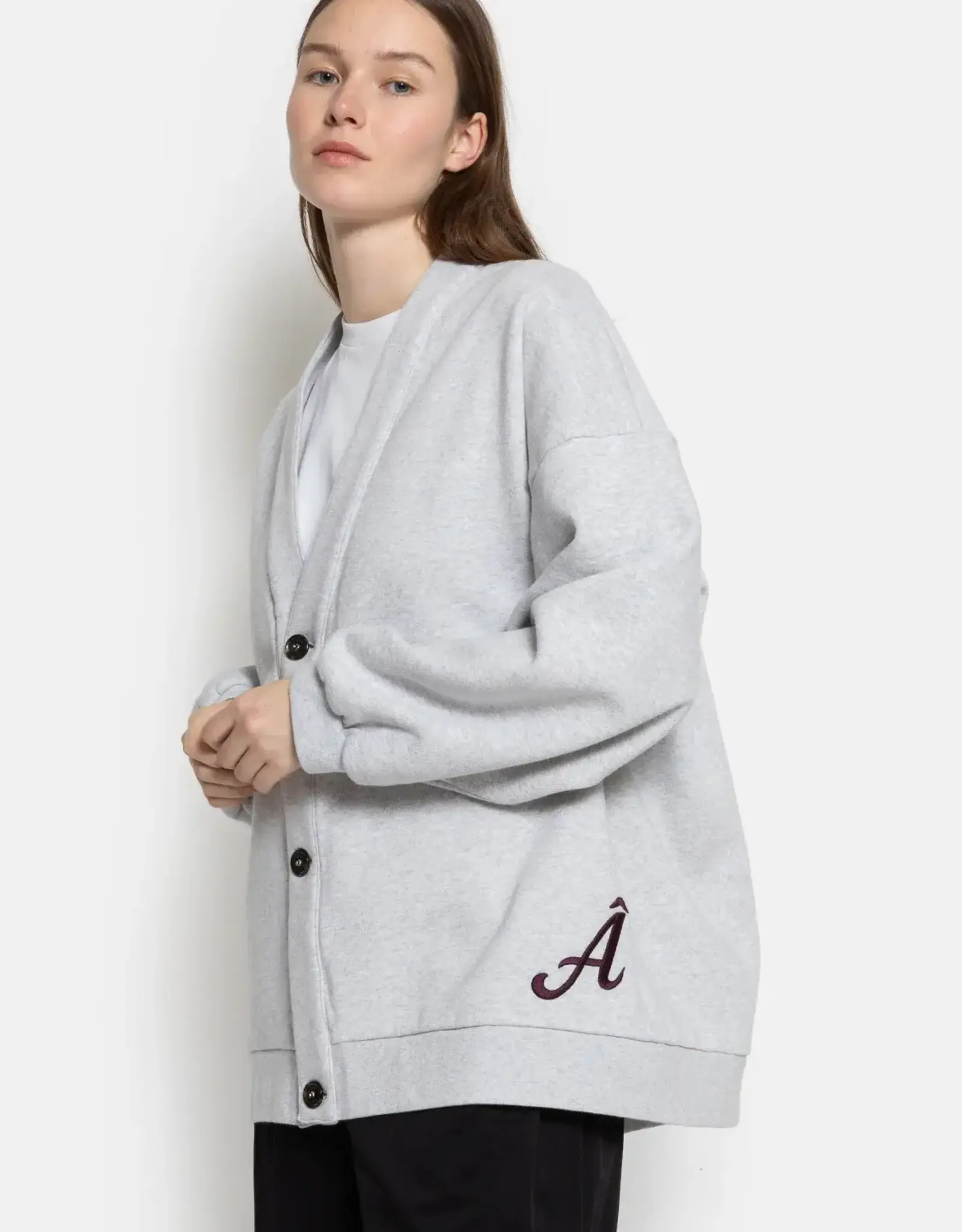 Âme Obligation Cardigan Marled Grey