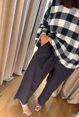 Studio Clique Carina Blouse Navy White Check