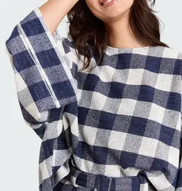 Studio Clique Carina Blouse Navy White Check