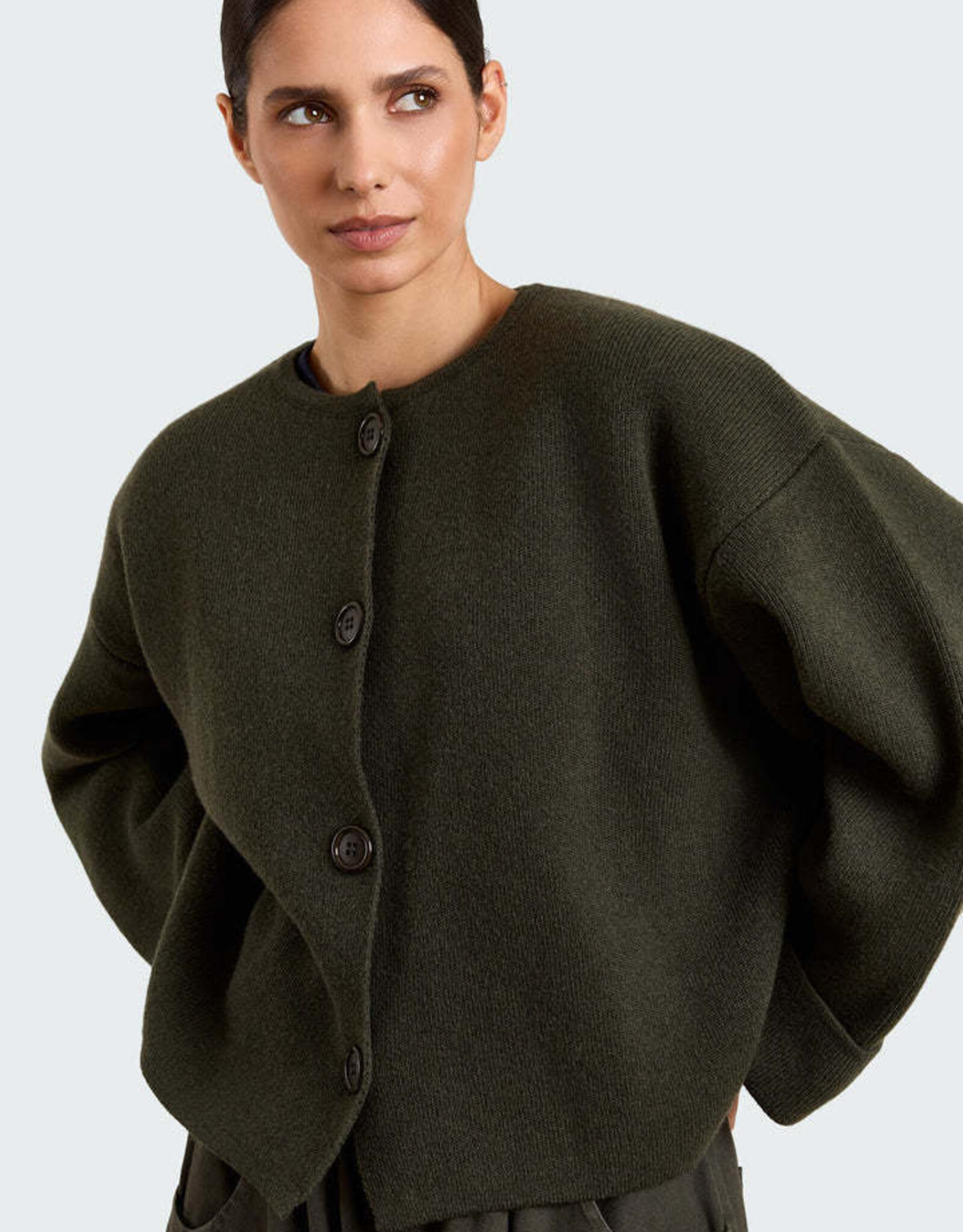 Studio Clique Pippa Cardigan Dark Military