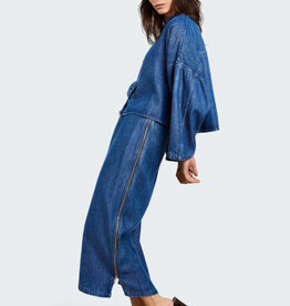 Studio Clique Agnete Skirt Denim Vintage Blue