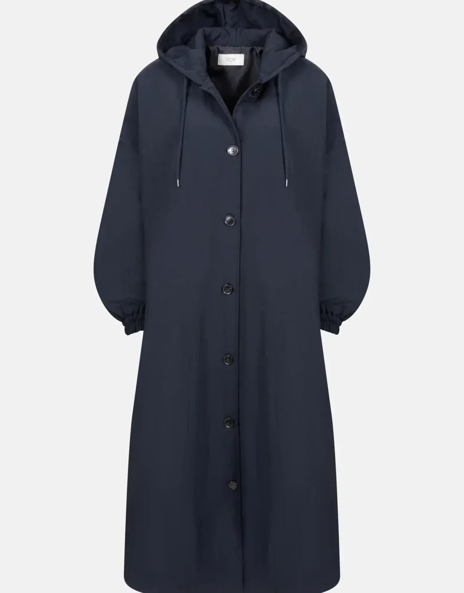 Âme Morgan Navy Coat One Size Oversized
