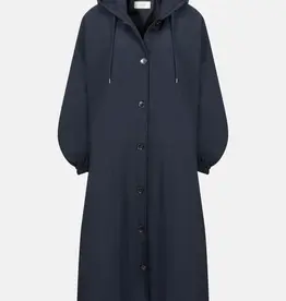Âme Morgan Navy Coat One Size Oversized