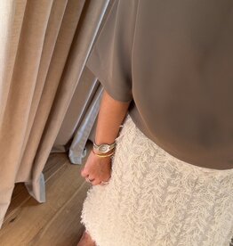Edited Zazou Knit Skirt Cream