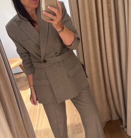 Club l'Avenir Zana Blazer Taupe Melee