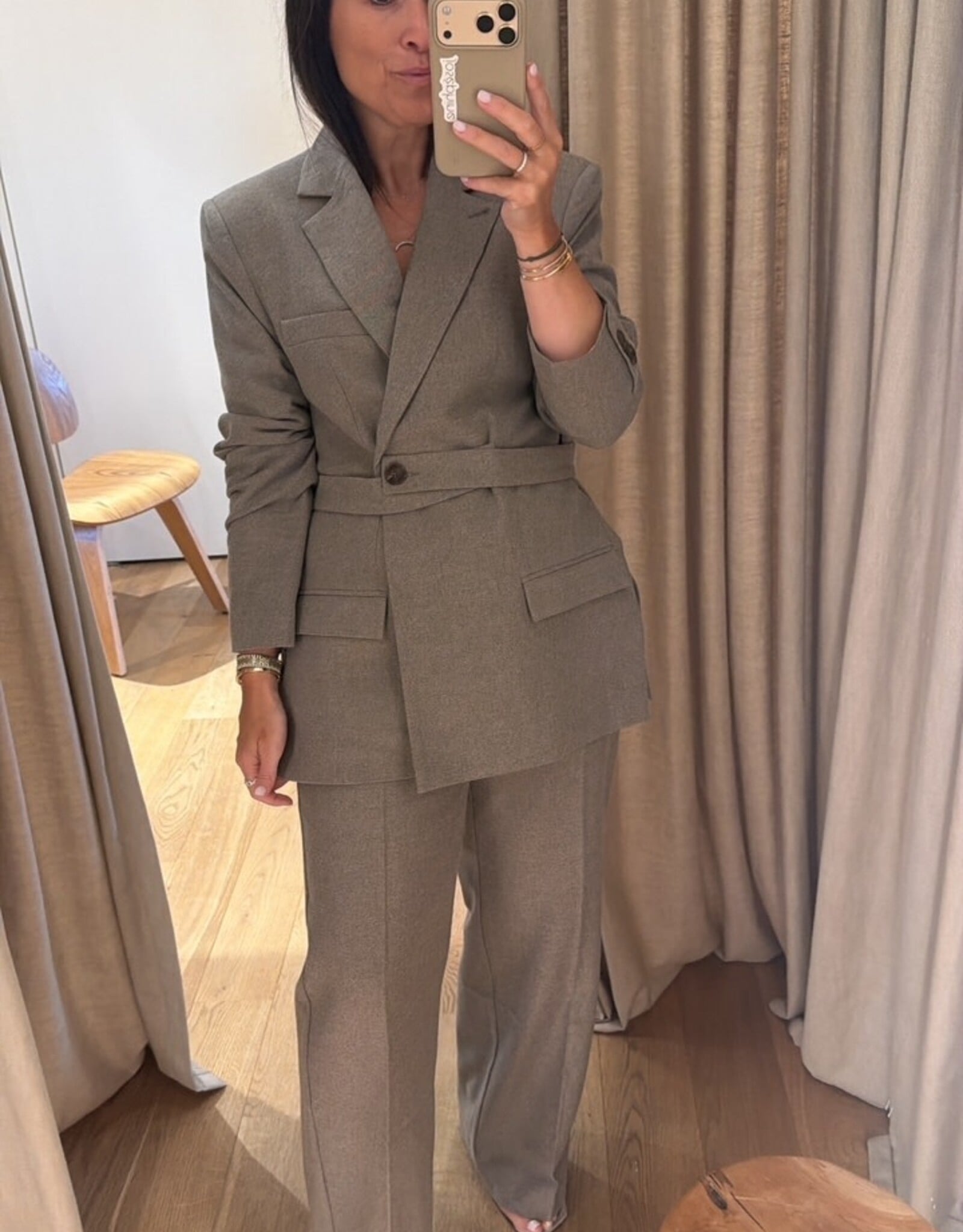 Club l'Avenir Zana Blazer Taupe Melee