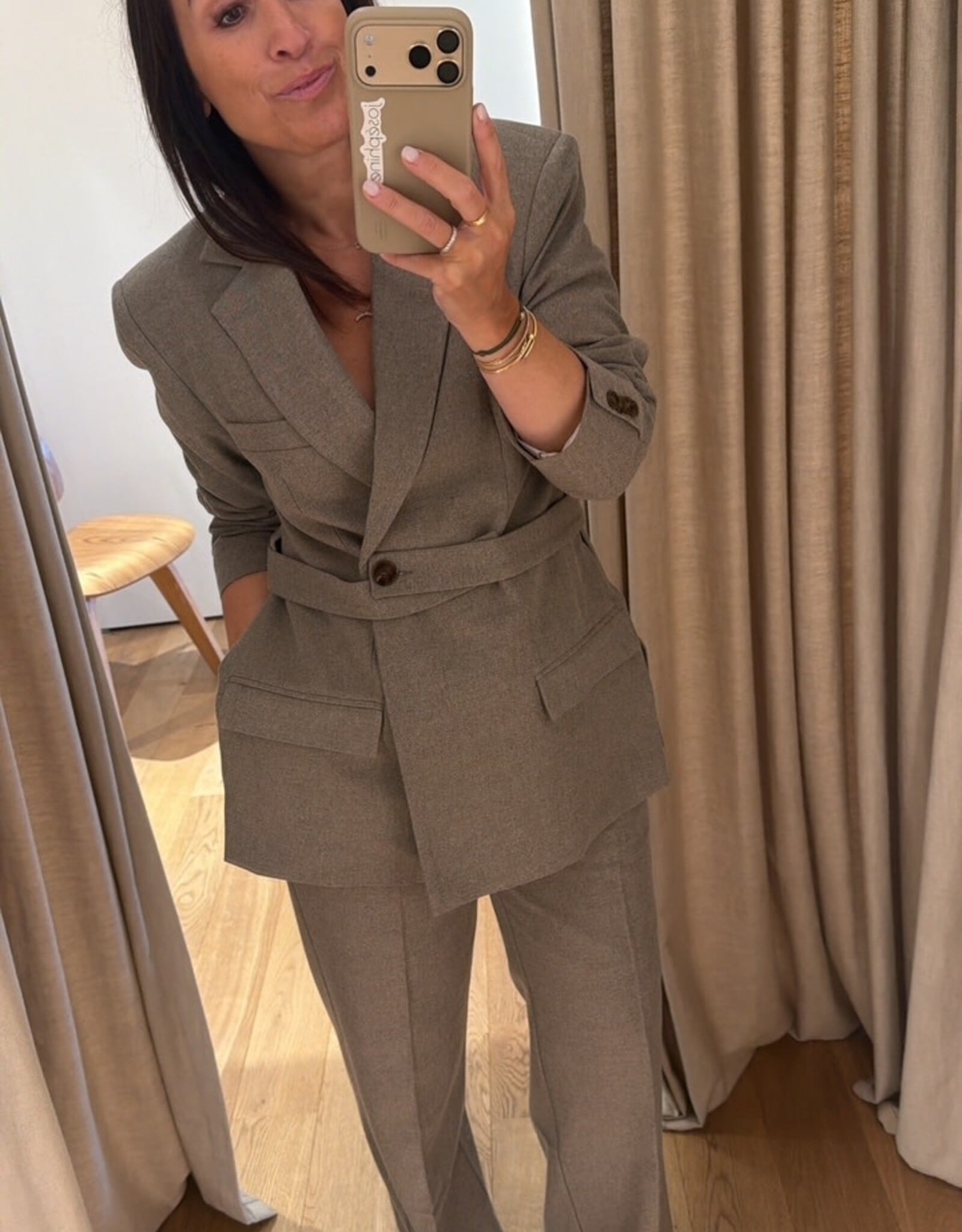 Club l'Avenir Ryo Trousers Taupe Melee
