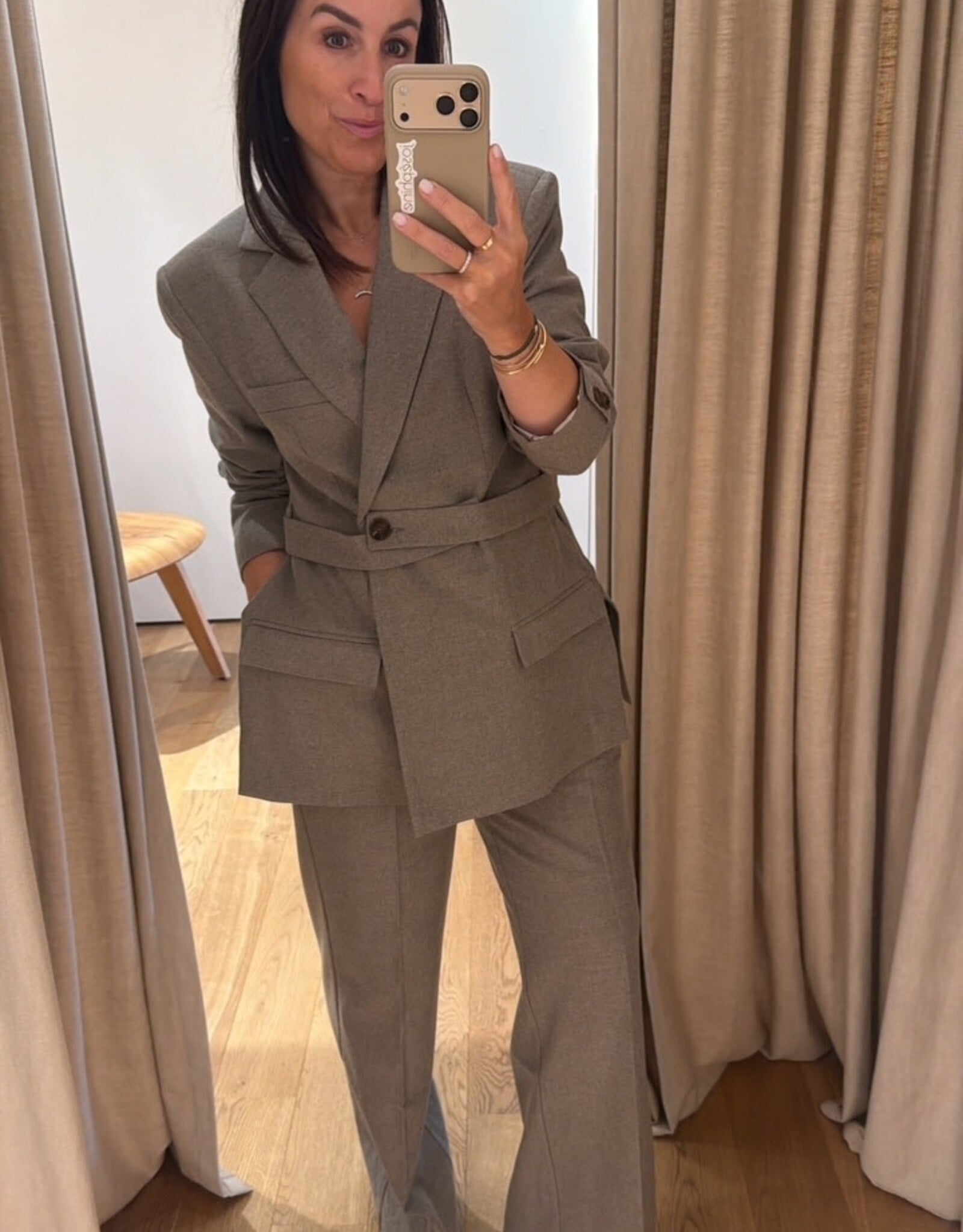 Club l'Avenir Ryo Trousers Taupe Melee