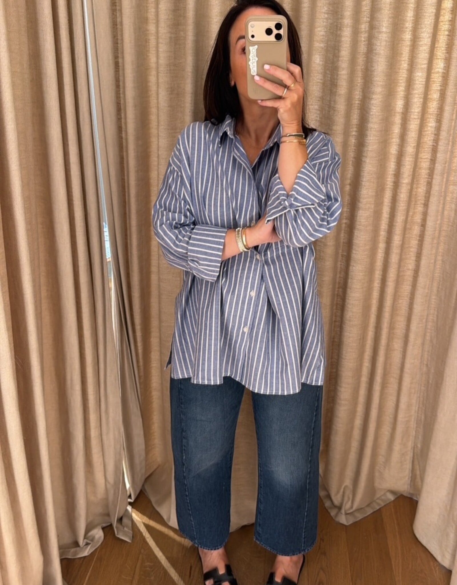 Âme Only Shirt Blue Striped