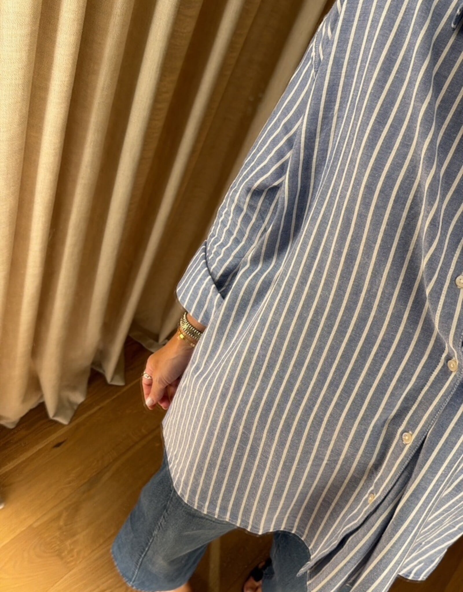 Âme Only Shirt Blue Striped