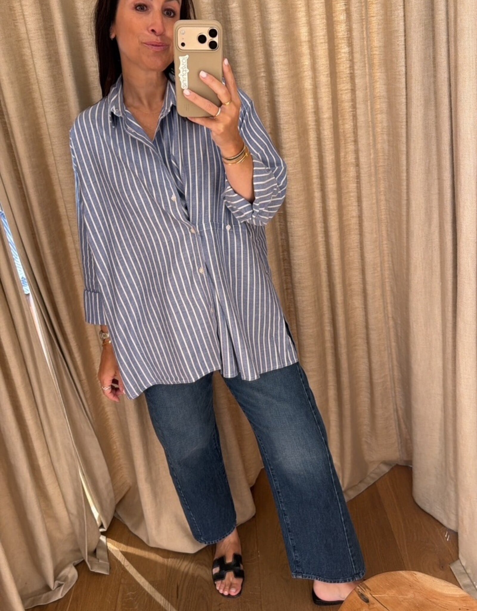 Âme Only Shirt Blue Striped