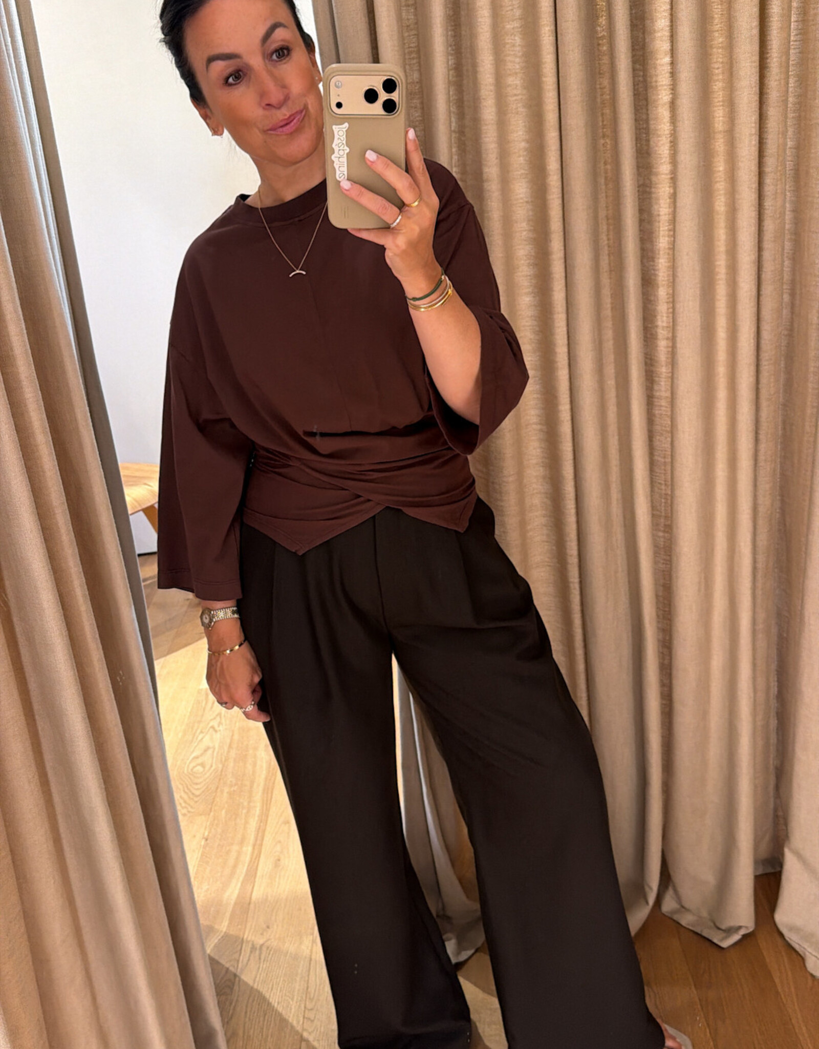 Club l'Avenir Salima Blouse Auburn