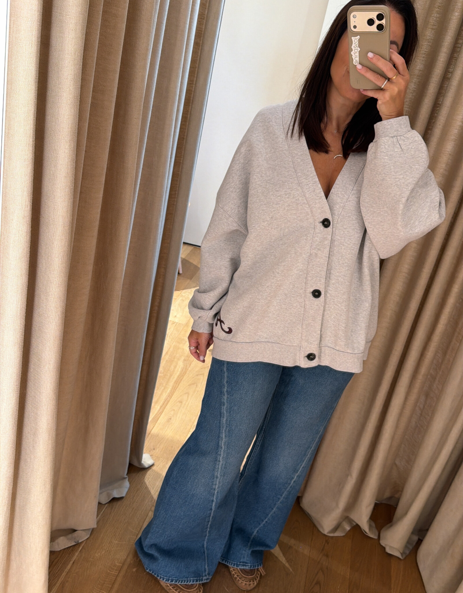 Âme Obligation Cardigan Marled Grey