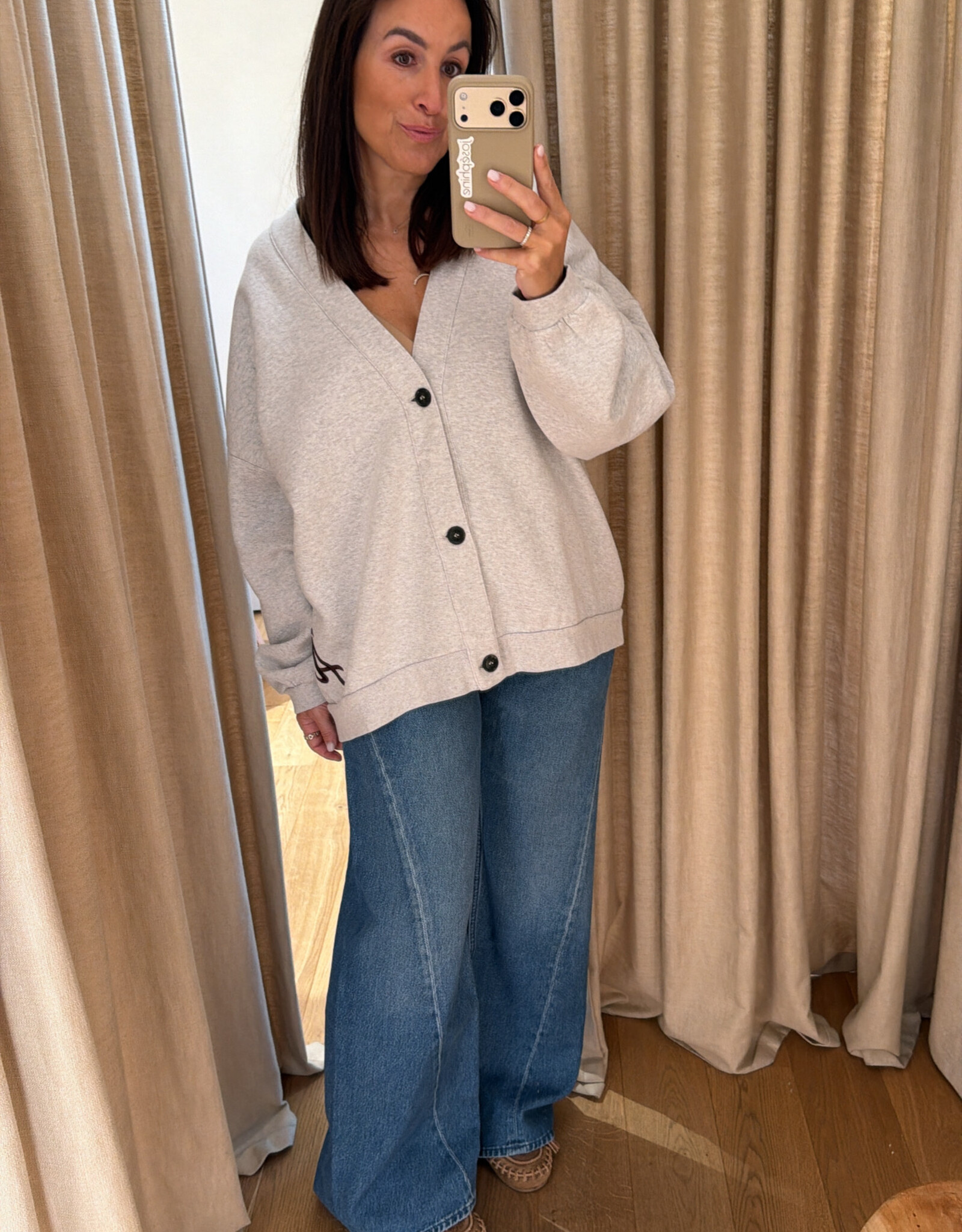 Âme Obligation Cardigan Marled Grey