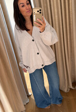 Âme Obligation Cardigan Marled Grey