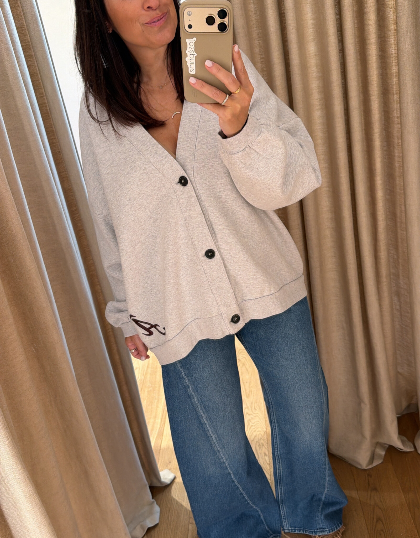 Âme Obligation Cardigan Marled Grey