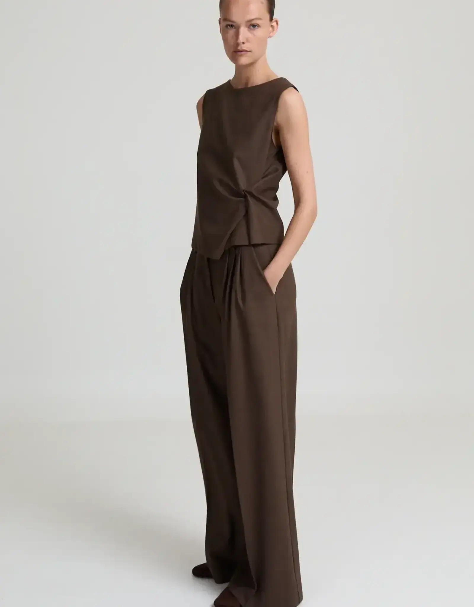 Liv The Label Camille Pants Brown Melange