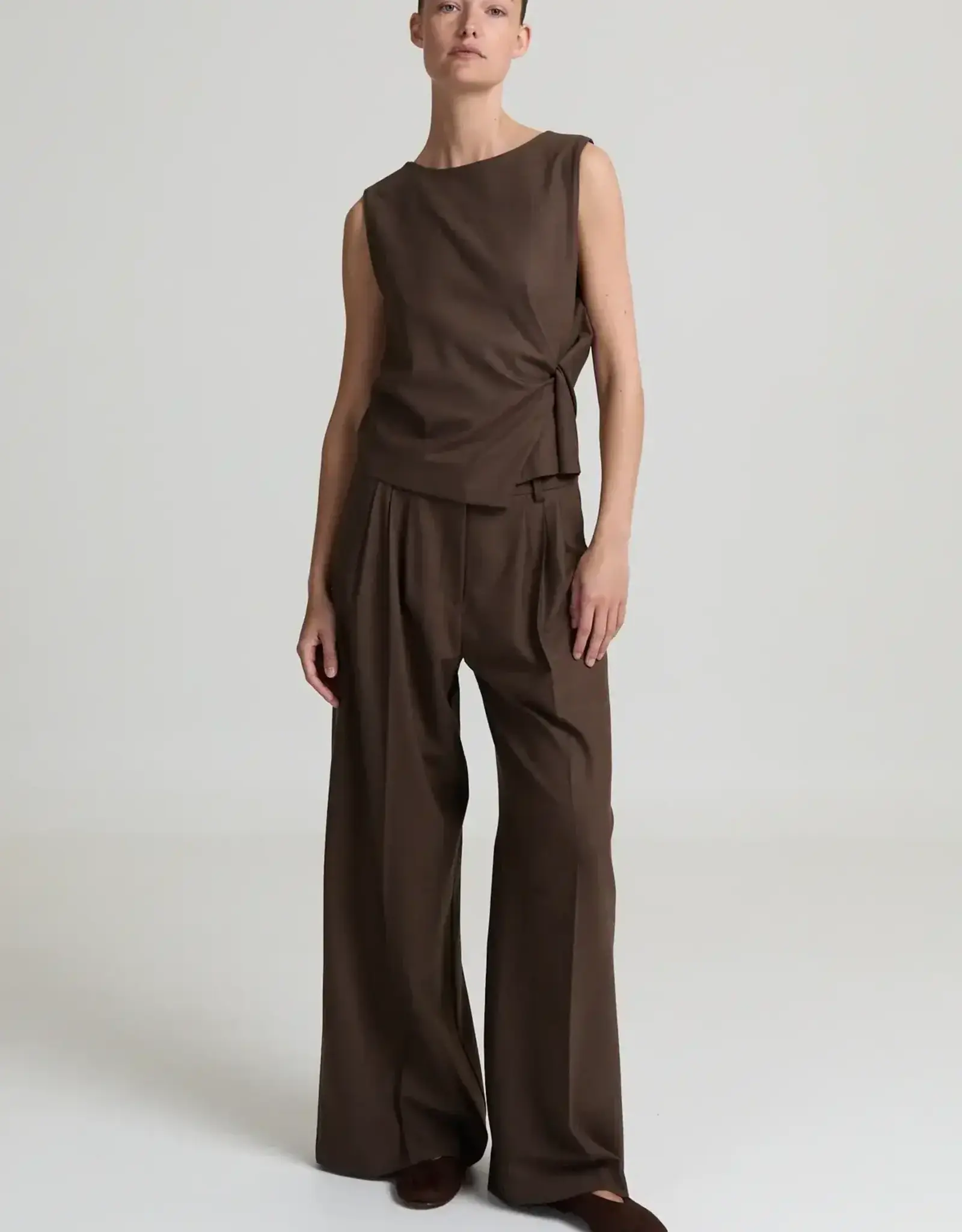 Liv The Label Camille Pants Brown Melange