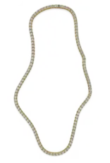 Billion Avenue Tennis Necklace Gold 4mm 40cm